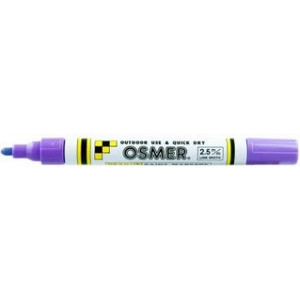 BROAD TIP OSMER PAINT MARKERS 2.5mm - Violet (Box of 12)