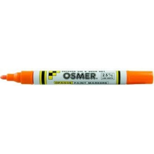 BROAD TIP OSMER PAINT MARKERS 2.5mm - Orange (Box of 12)