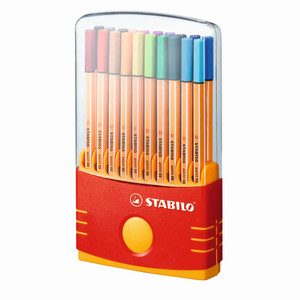 STABILO FINELINER PEN 0 88 Colorparade Assorted (Pack of 20)