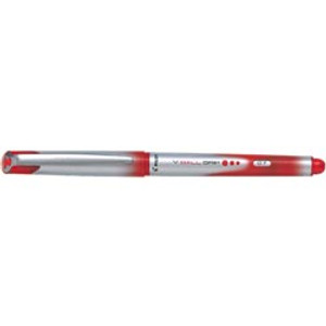 PILOT VBG7  V-BALL GRIP ROLLER BALL PEN VBG7 Fine Red, Bx12