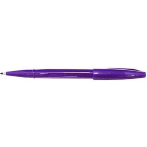 PENTEL S520 SIGN PEN Fibre Tip Violet Ink (Box of 12)