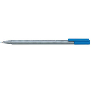 Staedtler 334 Triplus 0.3mm Fineliner - Blue, Box of 10