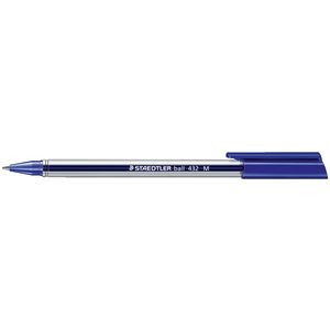 STAEDTLER 432 STICK BALL PEN Medium Blue, Bx10