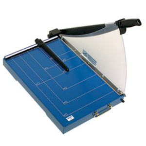 Ledah A4 Professional Guillotine Metal Base 20 Sheet Capacity - Blue (LEDAH405)