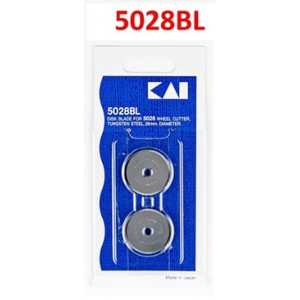 2 DISK BLADES 28MM To suit 5028- KAI