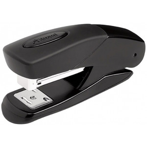 REXEL MATADOR PRO STAPLER Half Strip 26/6 Silver/Black Clam