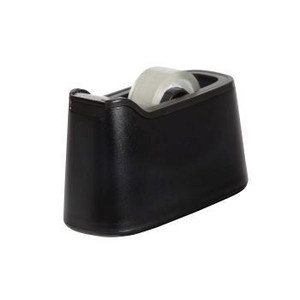 ESSELTE NOUVEAU TAPE DISPENSER BLACK Fits 33mm tape roll (included)