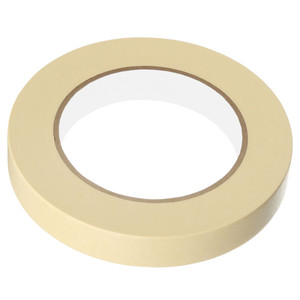 MASKING TAPE 18MM X 50M WHITE PACK 8