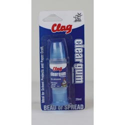 CLAG CLEAR GUM 28ml Dual Applicator