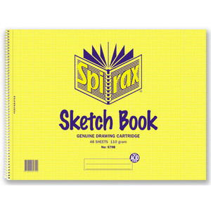 SPIRAX 579B SKETCH BOOK 48 Leaf 272x360mm S O