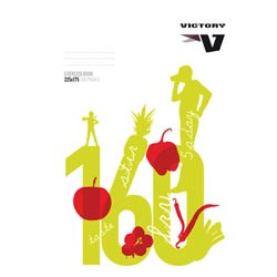 VICTORY STAPLED EXERCISE BOOK 225X175 160 Page