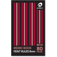 Olympic Memo Book ME88 165 x 100mm 80 Page 8mm (140848)
