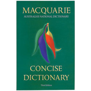 MACQUARIE CONCISE DICTIONARIES Hard-Back Edition