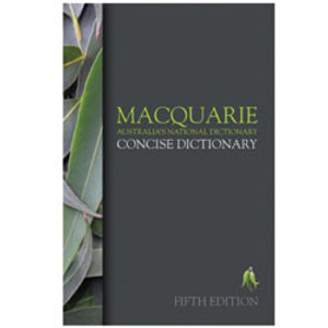 MACQUARIE CONCISE DICTIONARY Paperback Edtion # 5