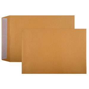 ENVELOPE STRIP SEAL HEAVY GOLD POCKET C4 324X229MM BOX 250