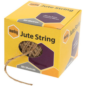 MARBIG JUTE STRING 80M JUTE 80M BROWN