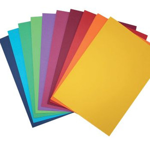 COLOURBOARD 200GSM A4 ASSORTED COLOURS PACK 100