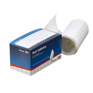 QUIKSTIK LABEL DISPENSER ADDRESS ROLL 36MM X 103MM WHITE 100 LABEL