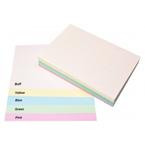 Quill Coloured Paper 80gsm A4 - Pastel Assorted, Pack of 500 (90194)