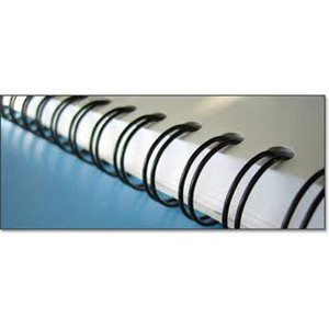 GOLD SOVEREIGN BINDING WIRES 23 Loop 2:1 Pitch 11mm Black Pack of 100