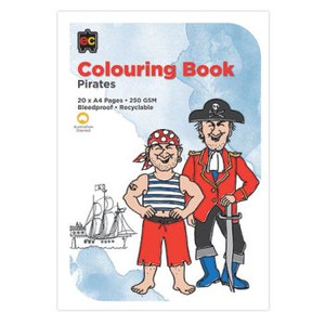 PIRATES COLOURING BOOK