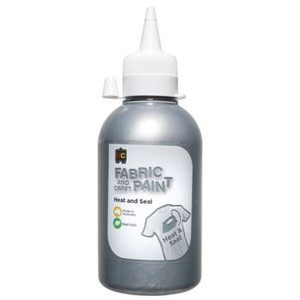 FABRIC AND CRAFT PAINT 250ML SILVER