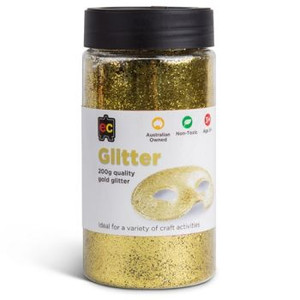 GLITTER JAR 200G - GOLD
