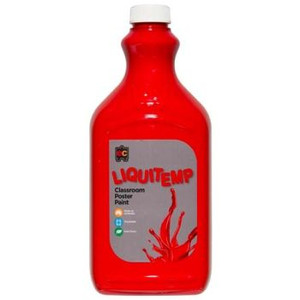 LIQUITEMP POSTER PAINT 2L BRILLIANT RED