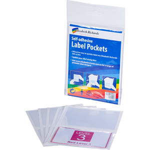 ELIZABETH RICHARDS SELF ADHESIVE LABEL POCKET Pkt 10