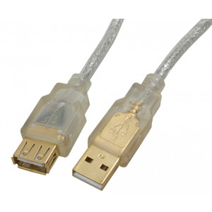 USB 2.0 EXTENSION CABLE 3 Metre, A Male to Type A Female extension cable