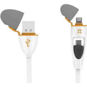 EXTREME MAC APPLE LIGHTNING CABLES 2 in 1 With Micro Adaptor