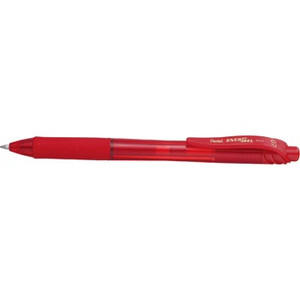 PENTEL ENERGEL X GEL PEN BL107 Retractable 0.7mm Red, Bx12