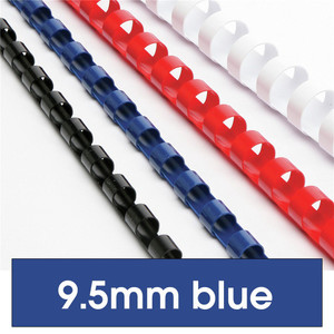 REXEL BINDING COMB 10mm 21Loop 65Sht Cap Blue (Pack of 100)