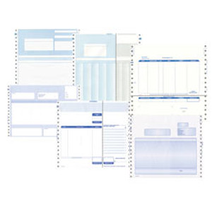 STOCKFORMS CONTINUOUS COMPUTER FORMS Invoice Credit 3 Part 279 x 241, Bx750