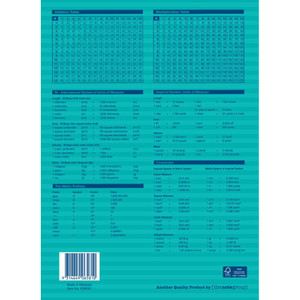 WONDER WRITER 64PG MEGA MULTI PURPOSE BOOK 8MM RULED + RED MARGIN
