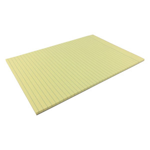 A4 50 SHEET PREMIUM BOND PAD RULED 2 SIDES - YELLOW