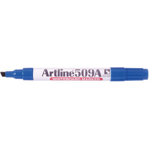 ARTLINE 509A WHITEBOARD MARKER Medium Chisel Blue, Each