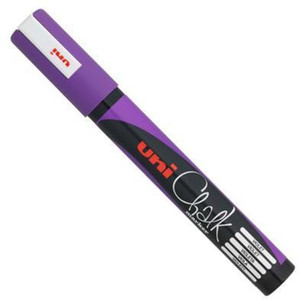 UNI-BALL CHALK MARKER BULLET TIP 2.5MM VIOLET