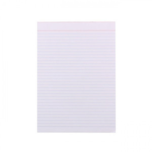 QUILL SUPER BANK PAD WHITE A4 80 LEAF RULED 60GSM PK10