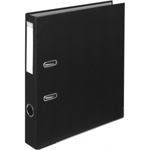 COLOURHIDE LEVER ARCH FILE A4 Plastic Black Half Arch