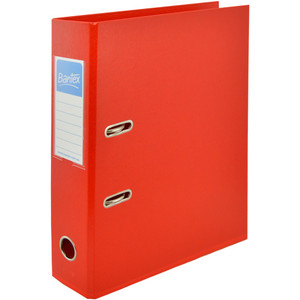 A4 70MM LEVER ARCH FILE RED BANTEX 100080903