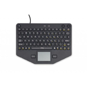 iKey SL-80-TP Compact Silicone Mobile Keyboard with Touchpad (USB / VESA Mount)