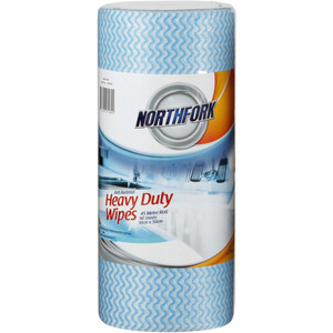 Northfork Heavy Duty Antibacterial Perforated Wipe Pack of 50