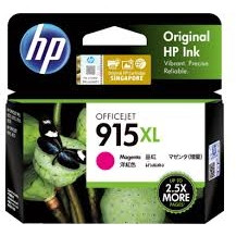 HP #915XL ORIGINAL MAGENTA INK CARTRIDGE (3YM20AA) 825 PAGES Suits HP Officejet 8010 / 8012 / 8020 / 8022 / 8026 / 8028