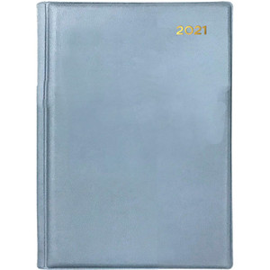 Collins Belmont Colours Diary Week To View A7 With Pencil Grey (2024)