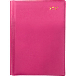 Collins Belmont Colours Diary Week To View A5 Pink (2024)