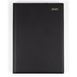 Collins Belmont Manager Diary Week To View 190X260mm Black (2024)