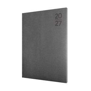 Debden Silhouette Diary Week To View A4 Grey (Pre-Order Now for 2027)