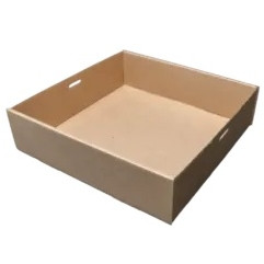 Pinnacle Kraft Catering Tray #5 225 x 225 x 60mm Carton of 100 (Uses PN-ECT5L Lid - Sold Separately)
