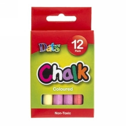 Dats Chalk Assorted Colours Pack of 12